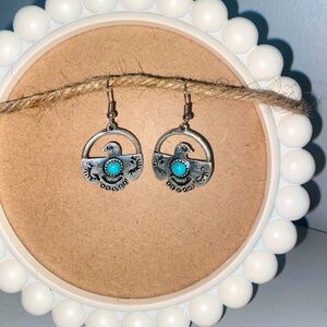 Boho bird earrings